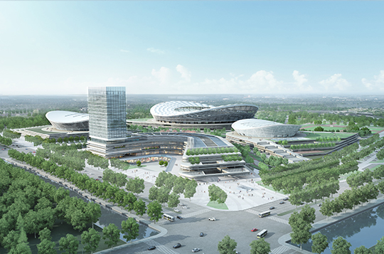 蘇州工業(yè)園區(qū)體育中心（體育場、體育館、游泳館、中央車庫）（2018-2019年度魯班獎(jiǎng)工程）